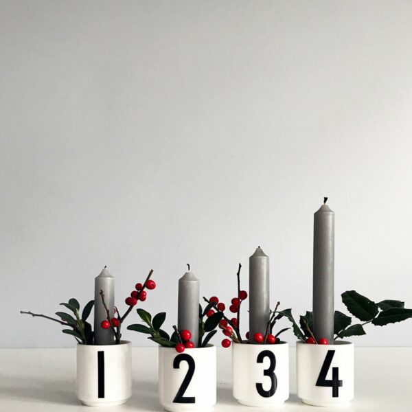 Espressobecher Set 1-4 weiß von Design Letters