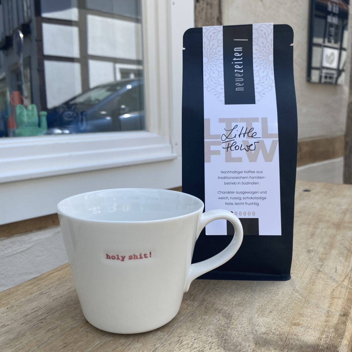 Henkelbecher von Hand gestempelt – Bild 5