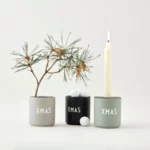 Schwarzer Becher XMAS von Design Letters