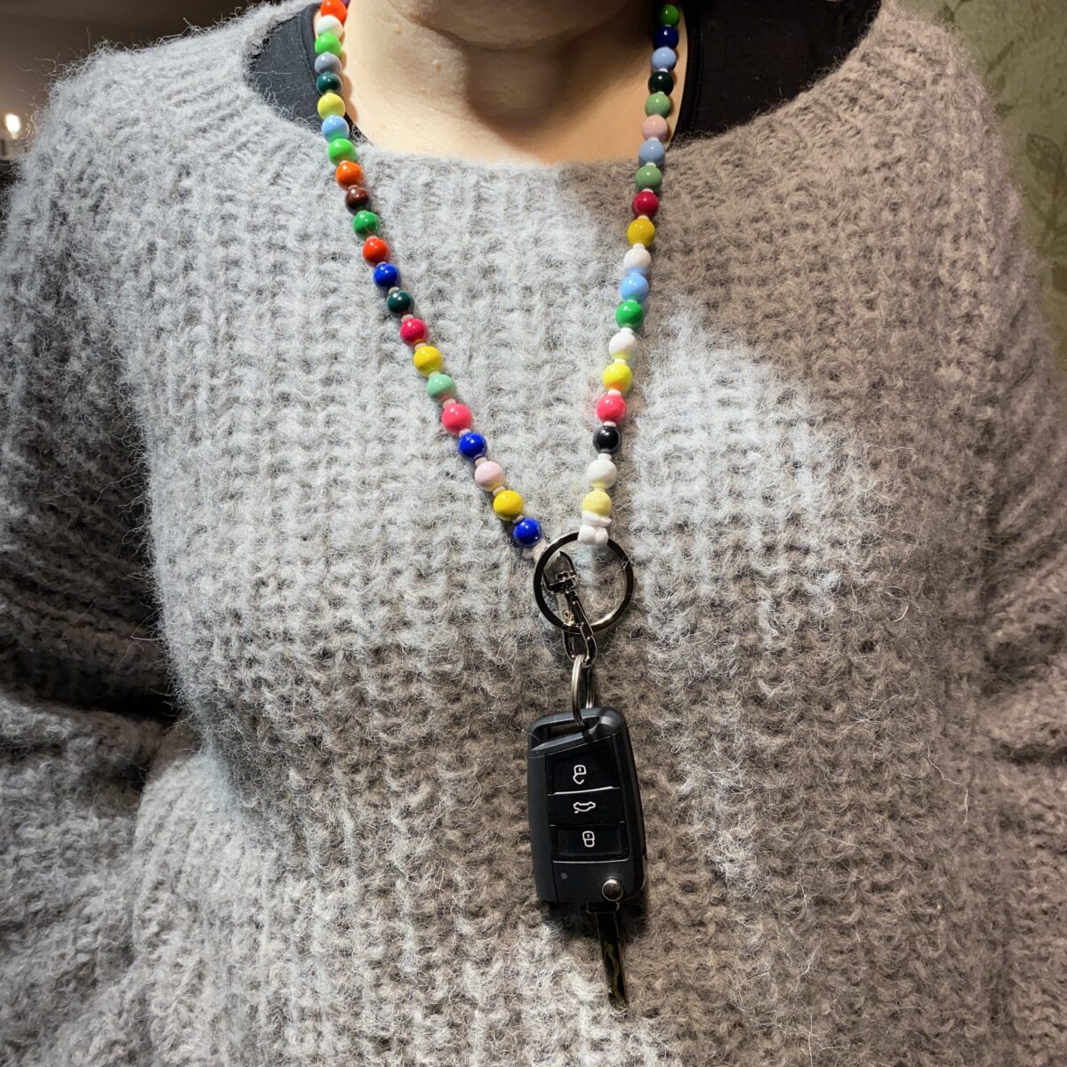 Perlenschlüsselband lang von Ina Seifart – Bild 2