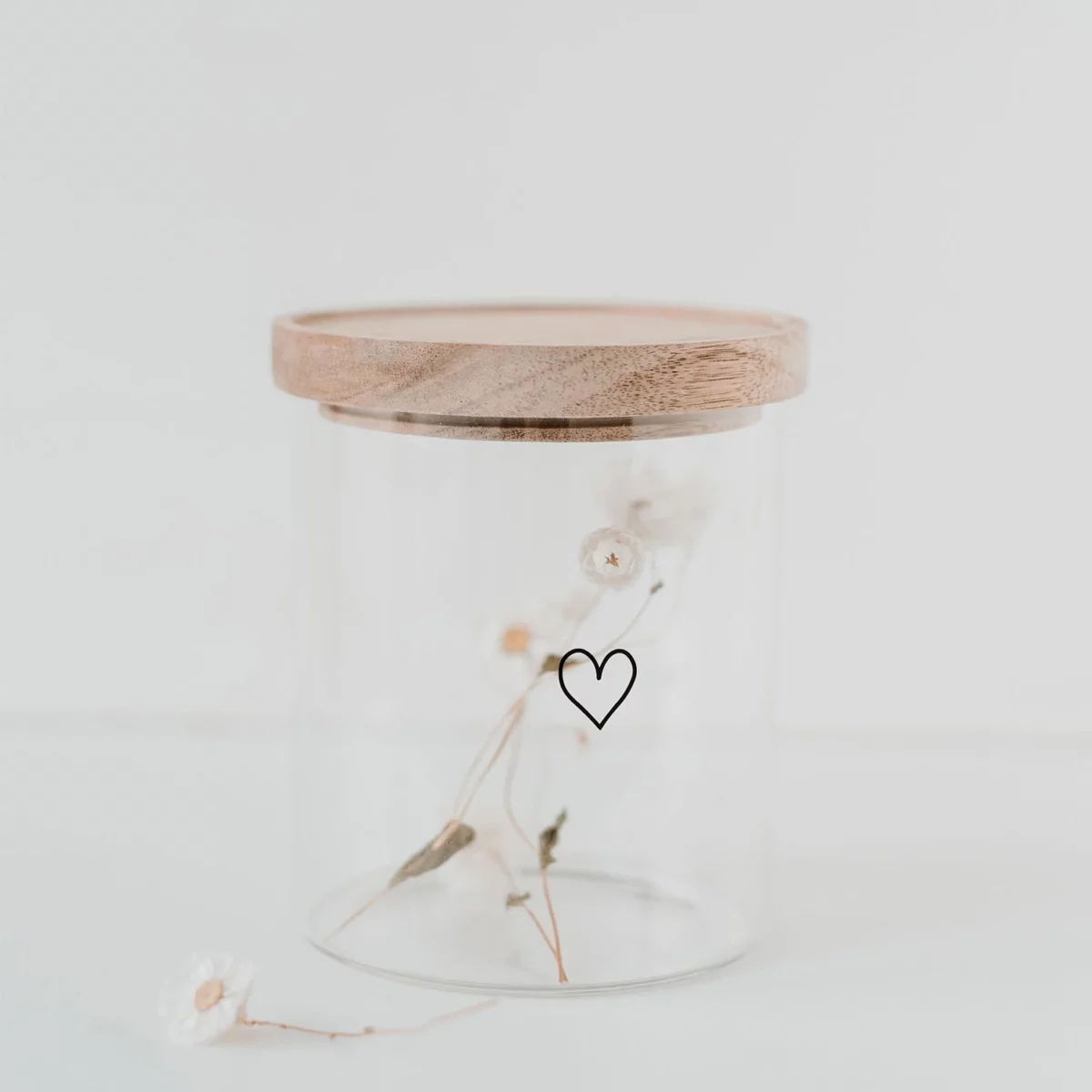 Vorratsglas mit schwarzem Herz - Eulenschnitt – Bild 5