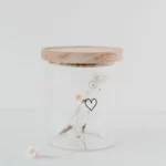 Vorratsglas mit schwarzem Herz - Eulenschnitt – Bild 5