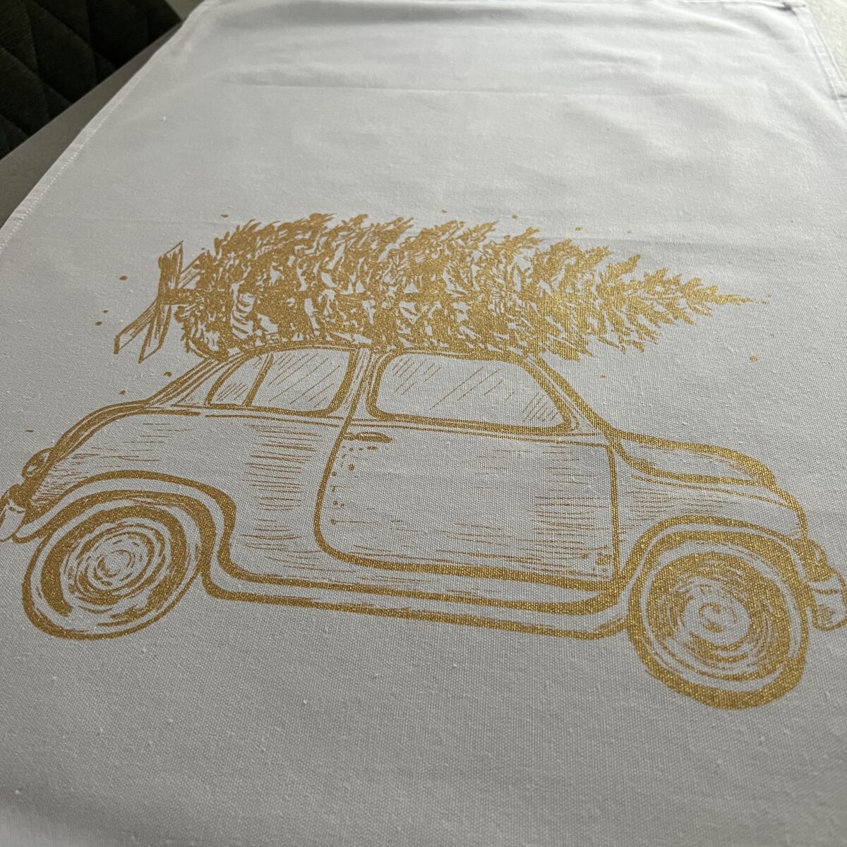 17;30-Geschirrtuch-Mini-mit-Tanne Geschirrtuch Weihnachten – Bild 1