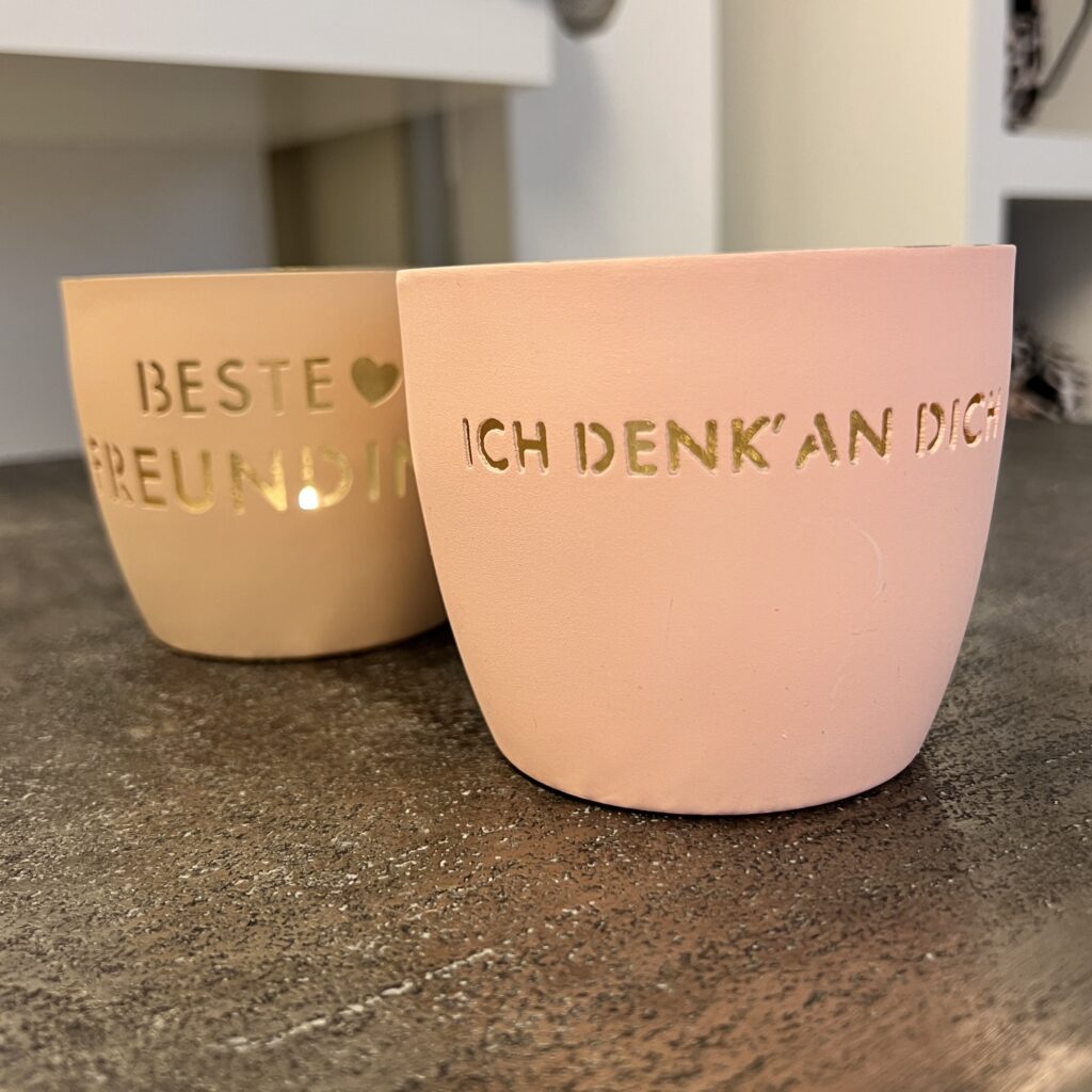 Gift Company Windlicht Ich denk an dich