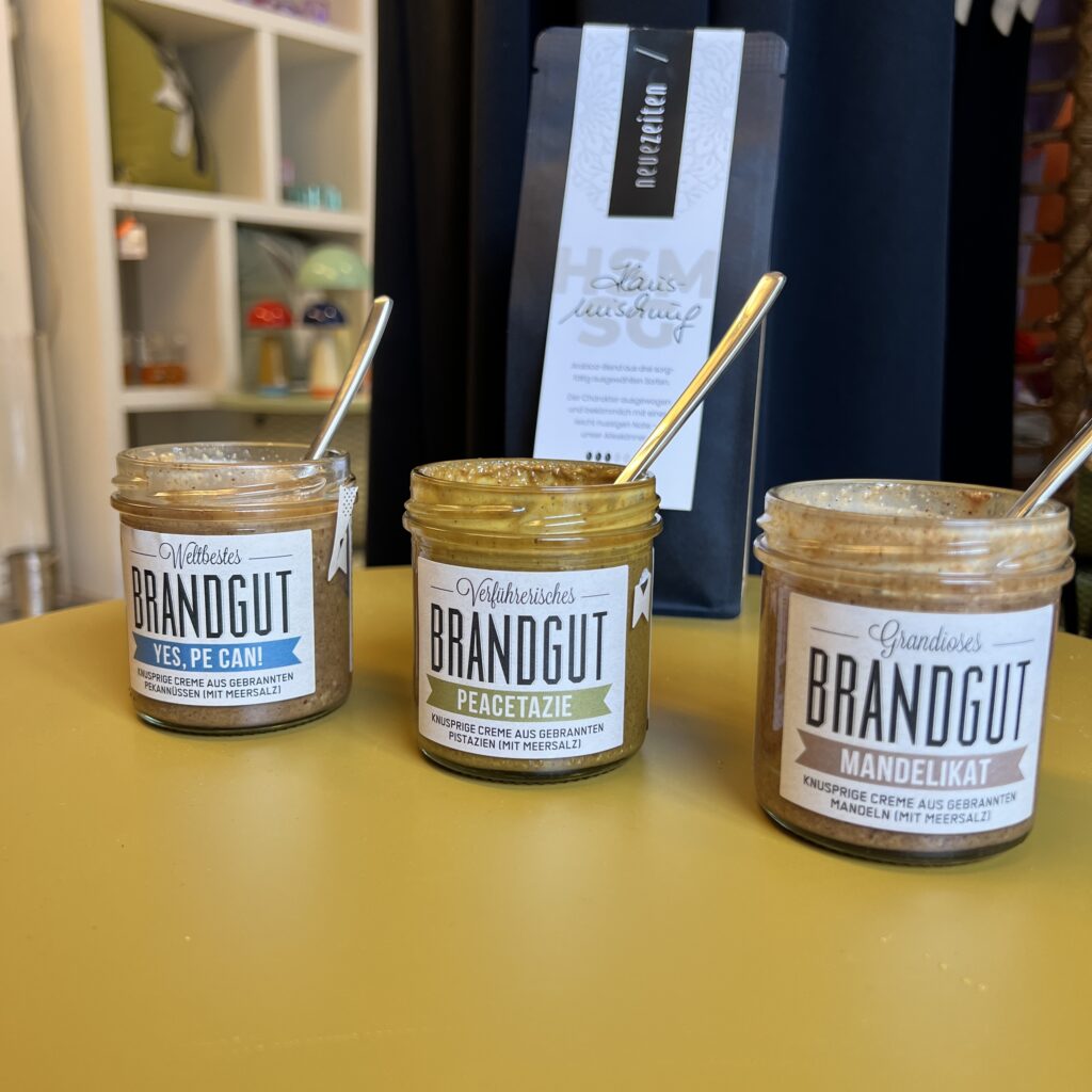 Nuss Aufstriche von Brandgut
