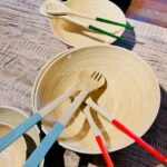 Bambus Salatbesteck in zwei Größen