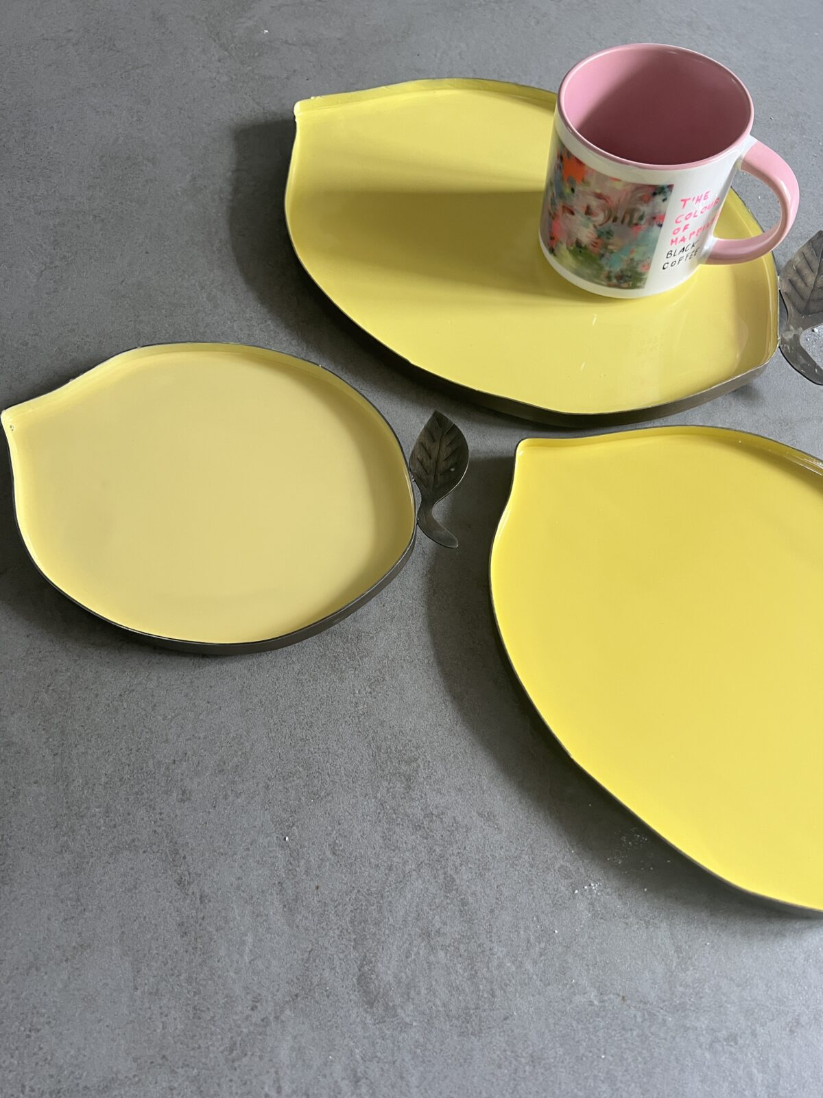 Tablettschalen Zitronen 3er Set – Bild 4