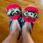 Gute Laune Hausschuhe GIVE A PON – Bild 2