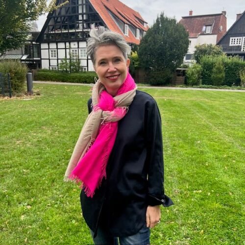 Von-Goat-Cashmere-Schal-Pink-Beige2 von Goat Cashmere Schals – Bild 1