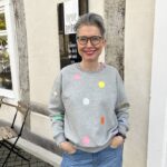 Sweatshirt mit Punkten