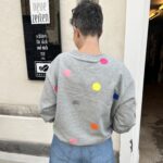Sweatshirt mit Punkten – Bild 3