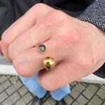 Ring mit Kugel und Stein – Bild 7