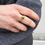 Ring mit Kugel und Stein – Bild 6