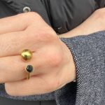 Ring mit Kugel und Stein – Bild 4