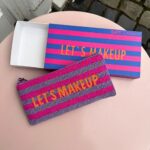 Kosmetiktasche mit Glasperlen – Bild 2