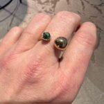 Ring mit Kugel und Stein – Bild 8