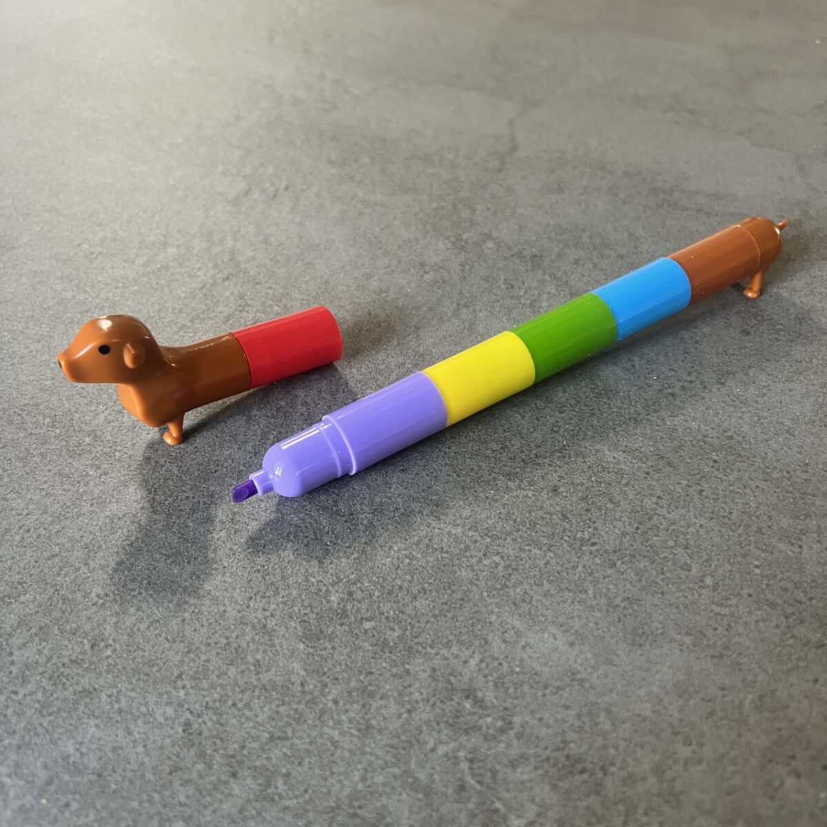 Dackelstift, 6 stapelbare Stifte – Bild 2