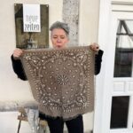 Kaschmir Bandana mit Paisley Muster und Fransen – Bild 7