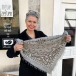 Kaschmir Bandana mit Paisley Muster und Fransen – Bild 2