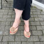 Flip-Flops mit großer Blume