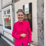 Die superbequeme pinke Bluse