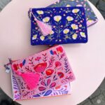Kosmetiktasche mit Glasperlen