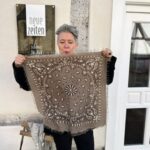 Kaschmir Bandana mit Paisley Muster und Fransen – Bild 7