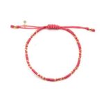 Armband geflochten - mit goldenen Details – Bild 2