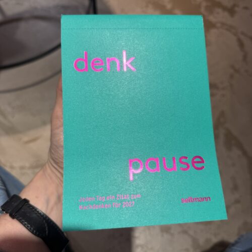 seltmannpublishers Denkpause Abreißkalender 2027 Ambiente Denkpause 2027 Tagesabreißkalender – Bild 1